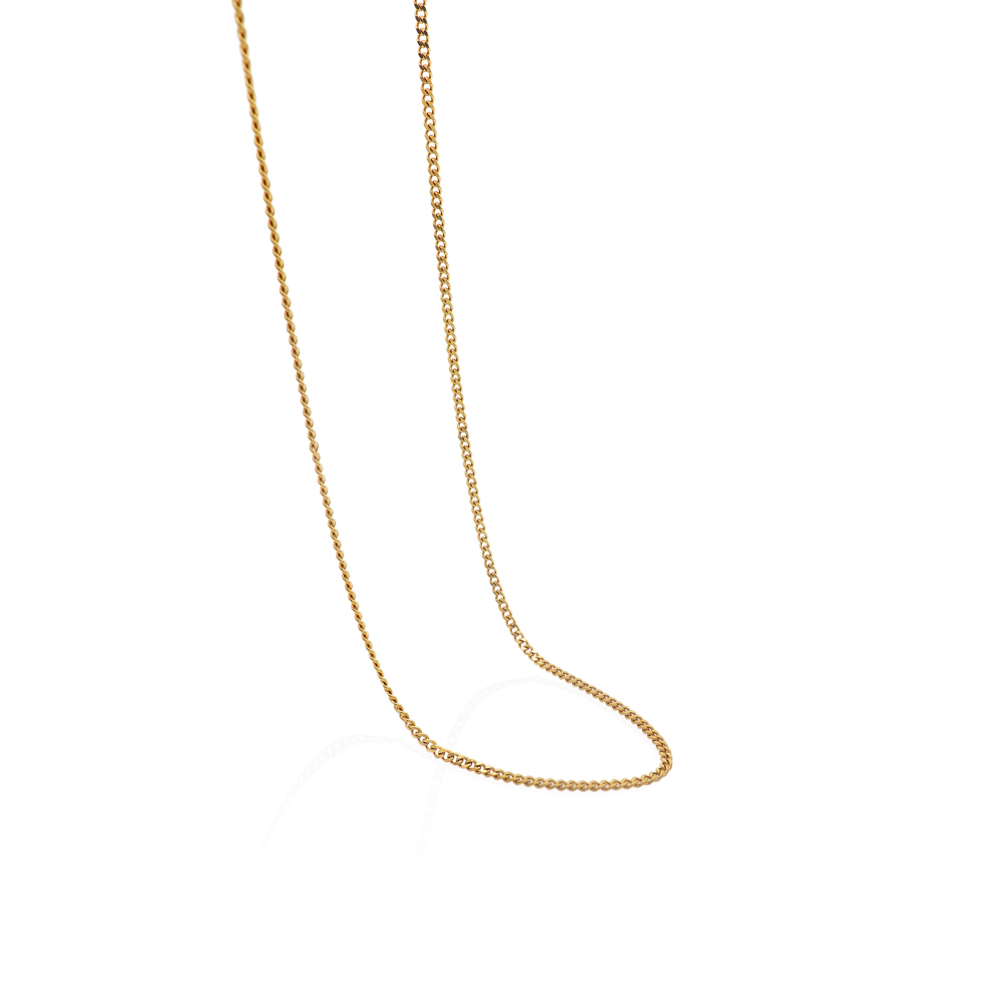Sweater Chain Necklace  -PVD18K Gold Plated 316L Stainless Steel_N040
