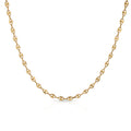 Bicycle Chain Necklace - PVD 18k Gold Plated 316L Stainless Steel_N004