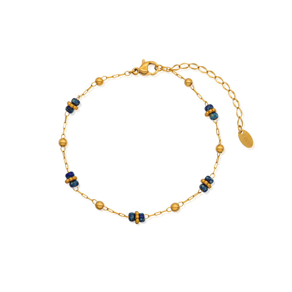 Stackable Bracelet - PVD18K Gold Plated 316L Stainless Steel_B052