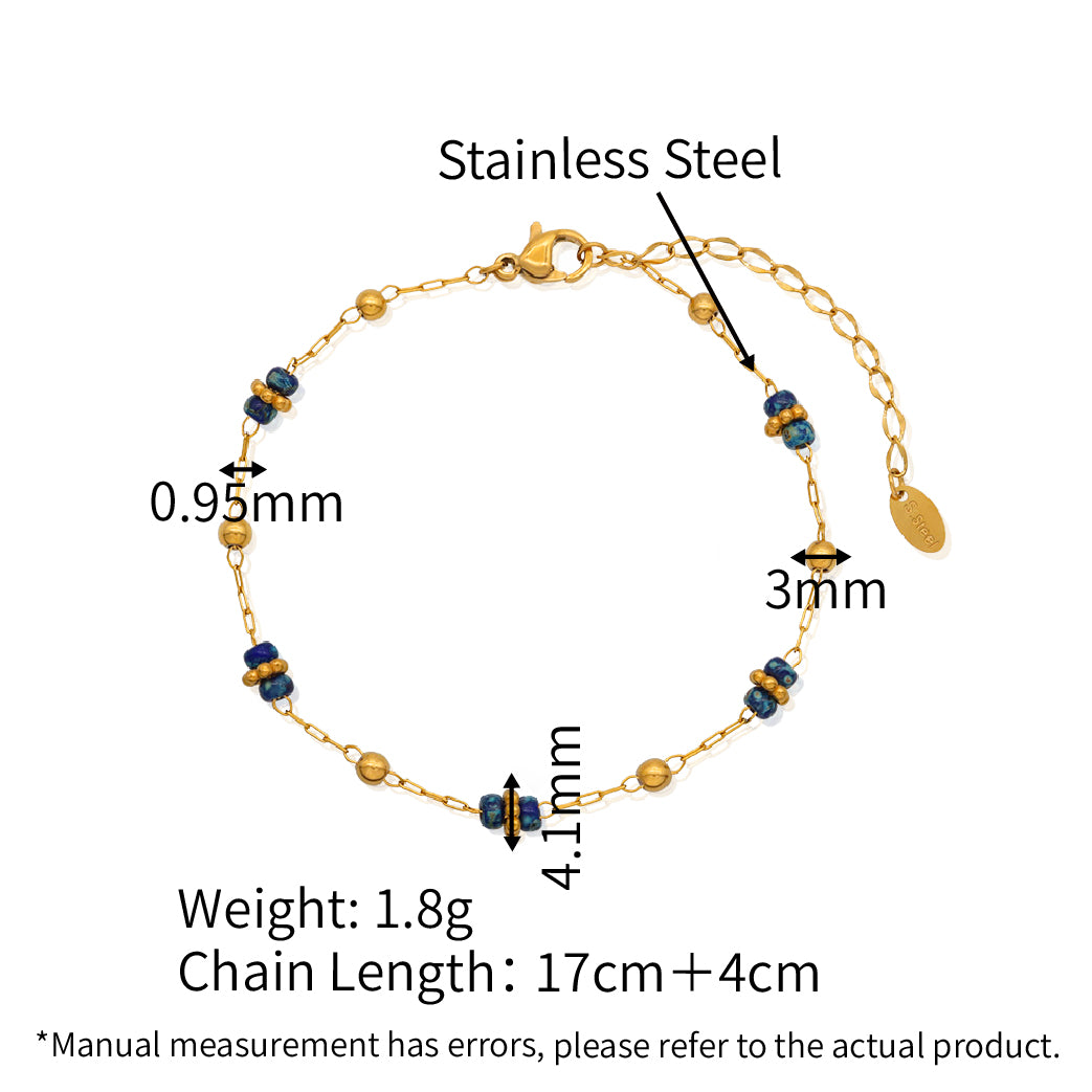 Stackable Bracelet - PVD18K Gold Plated 316L Stainless Steel_B052