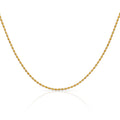 Unfade Simple Beads Chain Necklace for Women - PVD 18k Gold Plated 316L Stainless Steel_N003