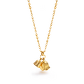 Convallaria Bells Necklace - PVD18K Gold Plated 316L Stainless Steel_N044