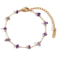 Amethyst Natural Stone Bracelet_B068