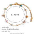 Coloured Crystal Natural Stone Bracelet_B070
