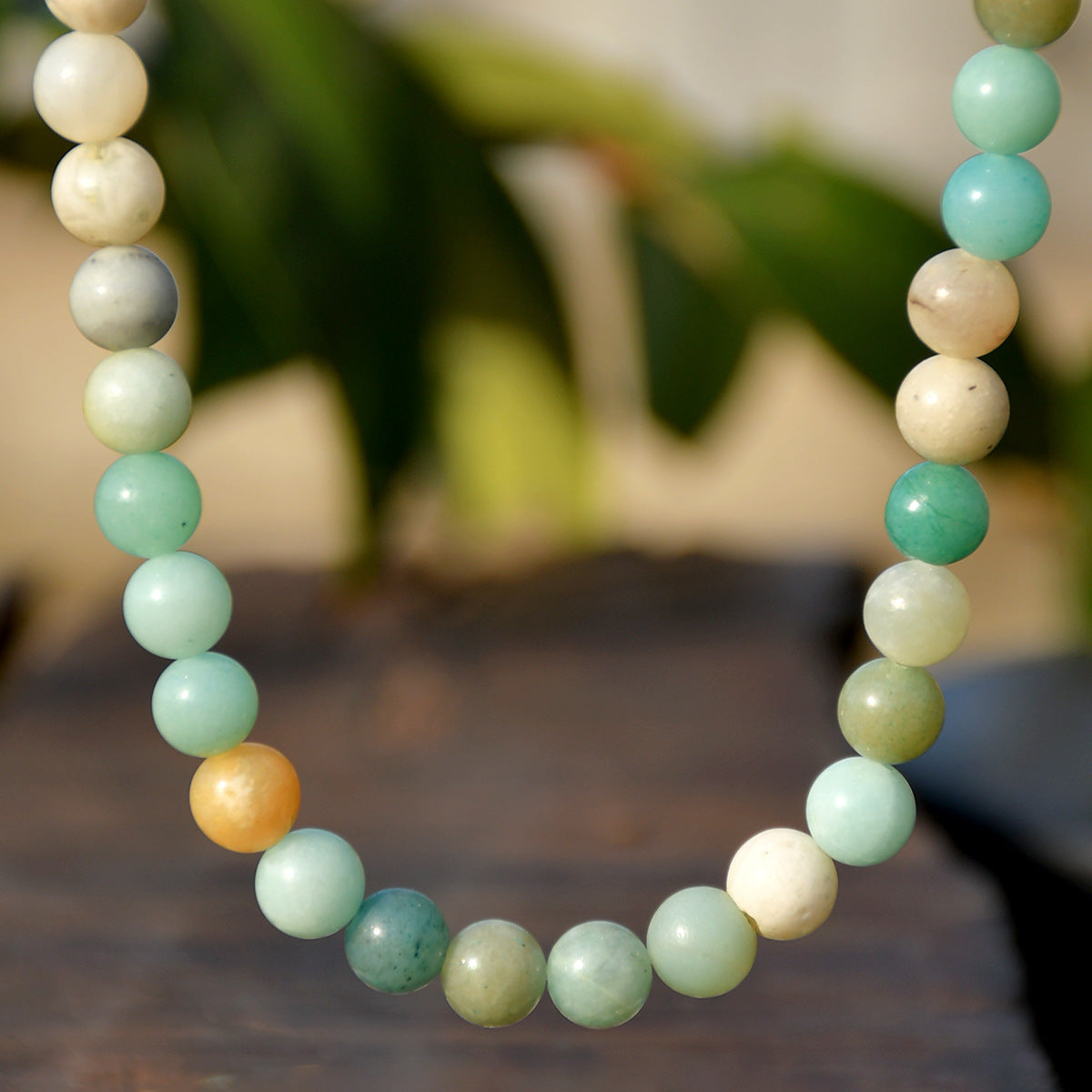 Amazonite Natural Stone Necklace_N079
