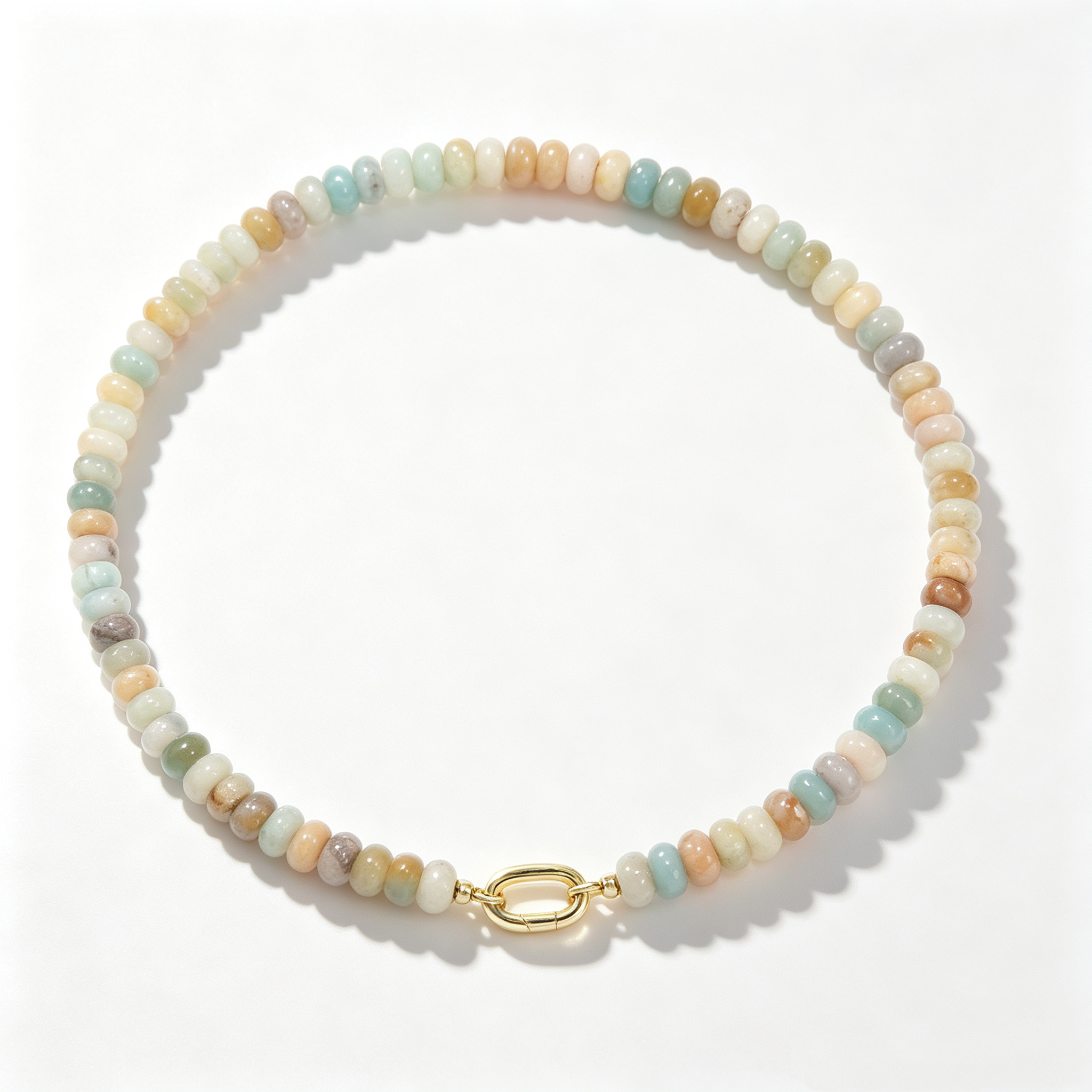 Amazonite Natural Stone Necklace_N072
