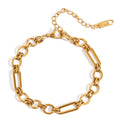 Stackable Bracelet - PVD18K Gold Plated 316L Stainless Steel_B051