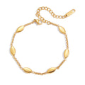 Geometric High Polishing Twisted Bangle Bracelet - PVD18K Gold Plated 316L Stainless Steel_B060