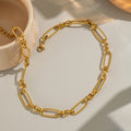 Chain Bracelet - PVD18K Gold Plated 316L Stainless Steel_B061