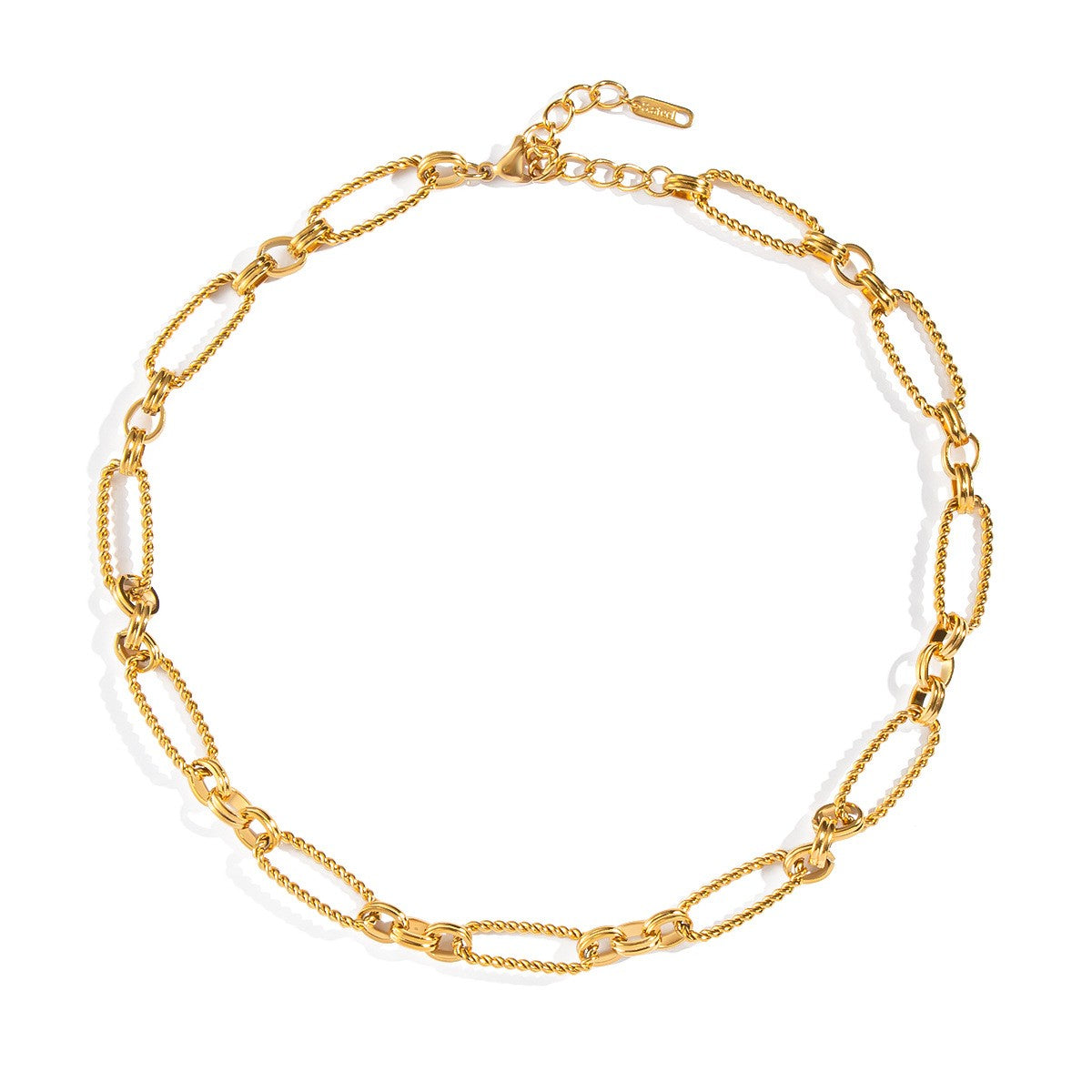 Chain Necklace - PVD18K Gold Plated 316L Stainless Steel_N054
