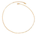 Single Chain Choker Necklace - PVD18K Gold Plated 316L Stainless Steel (SC03)_N048