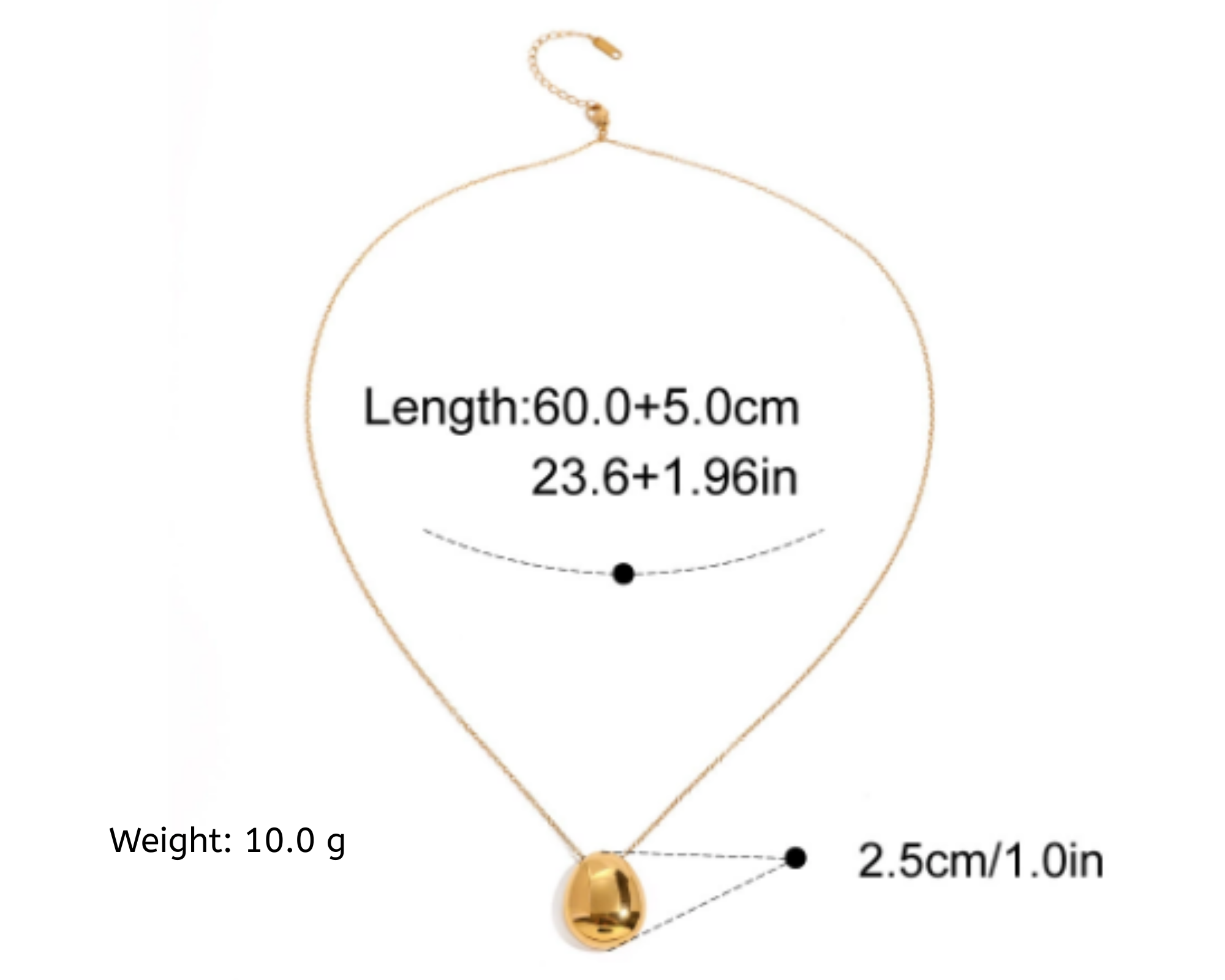 Gargantilla Chokers Sun Necklace -PVD 18K Gold Plated 316L Stainless Steel_N027