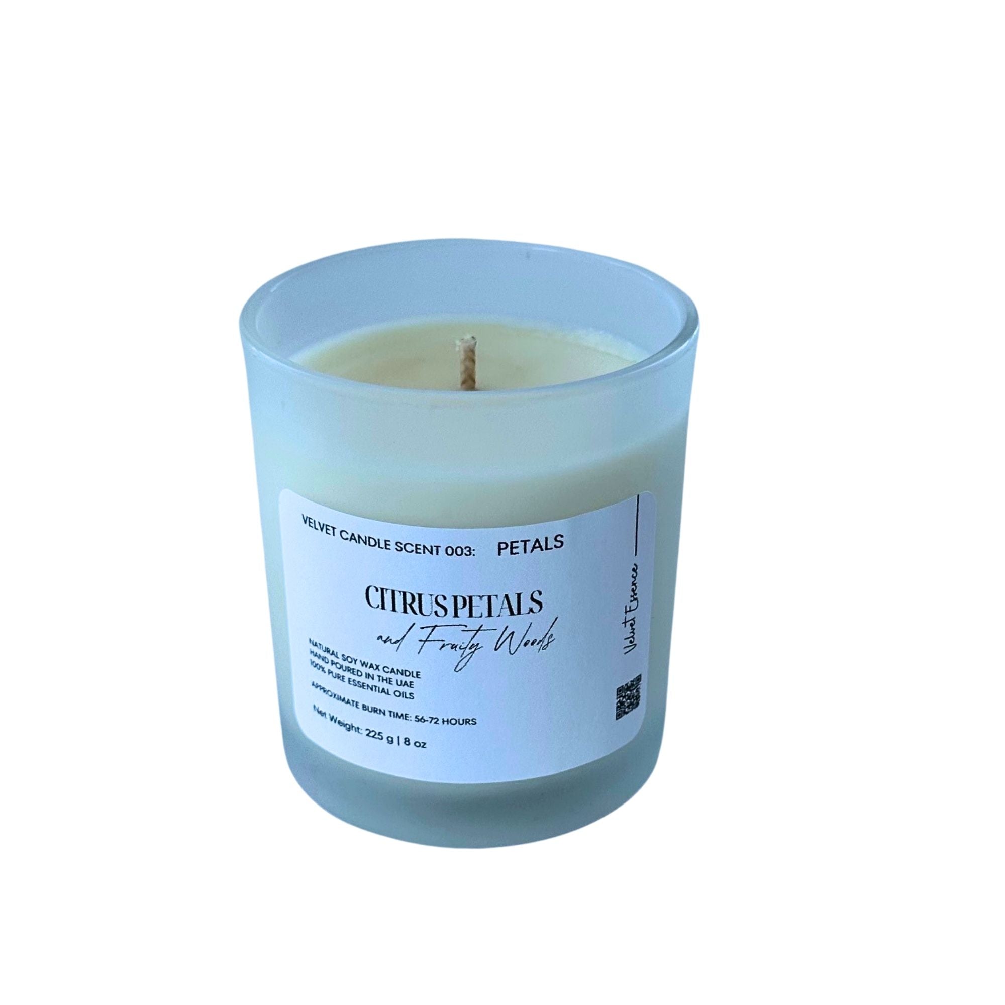 Velvet Candle 003-Petals-Essence Jar Collection: Citrus Petals and Fruity Woods