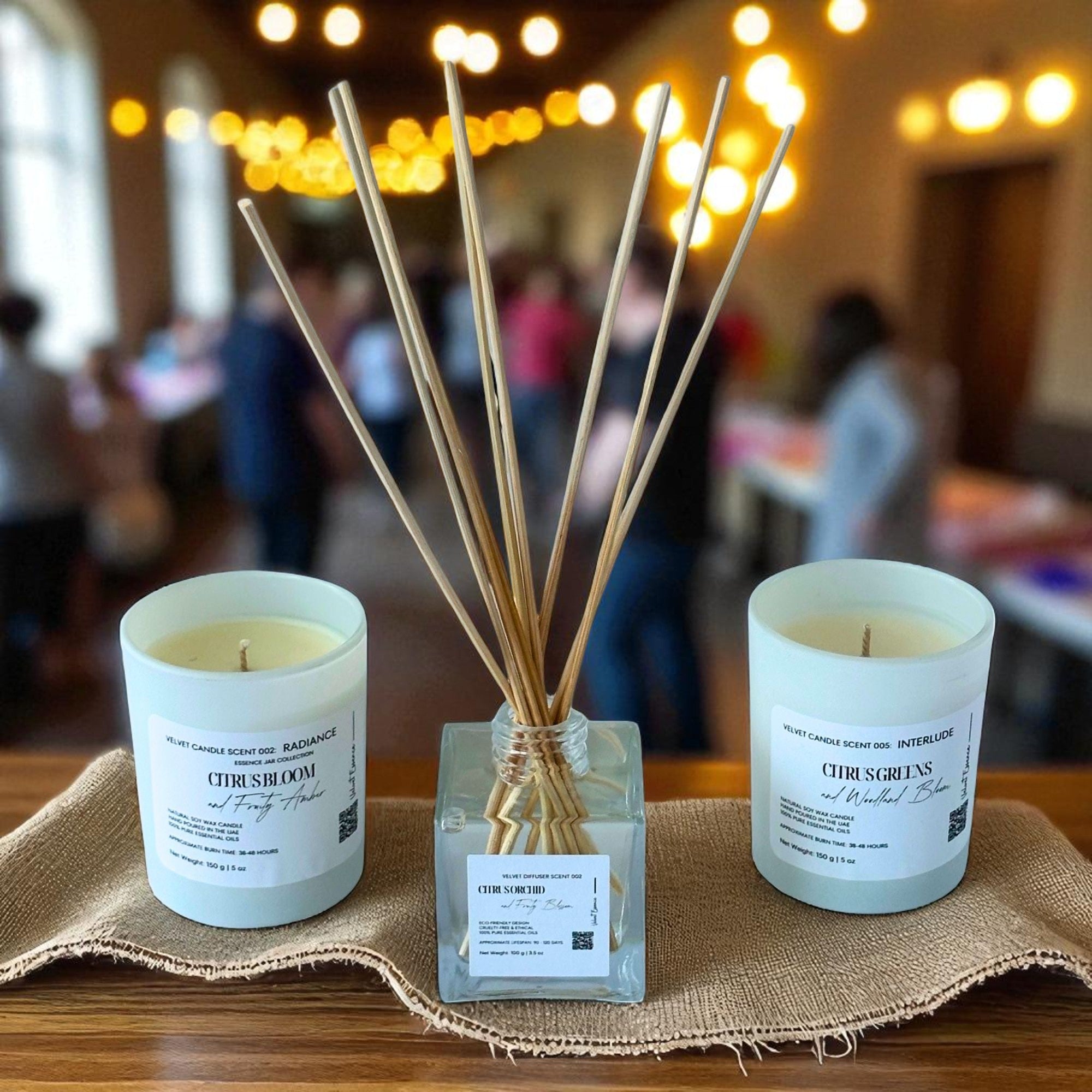 Velvet Diffuser 001-Saffron Bloom and Lavender Spicewood 100g