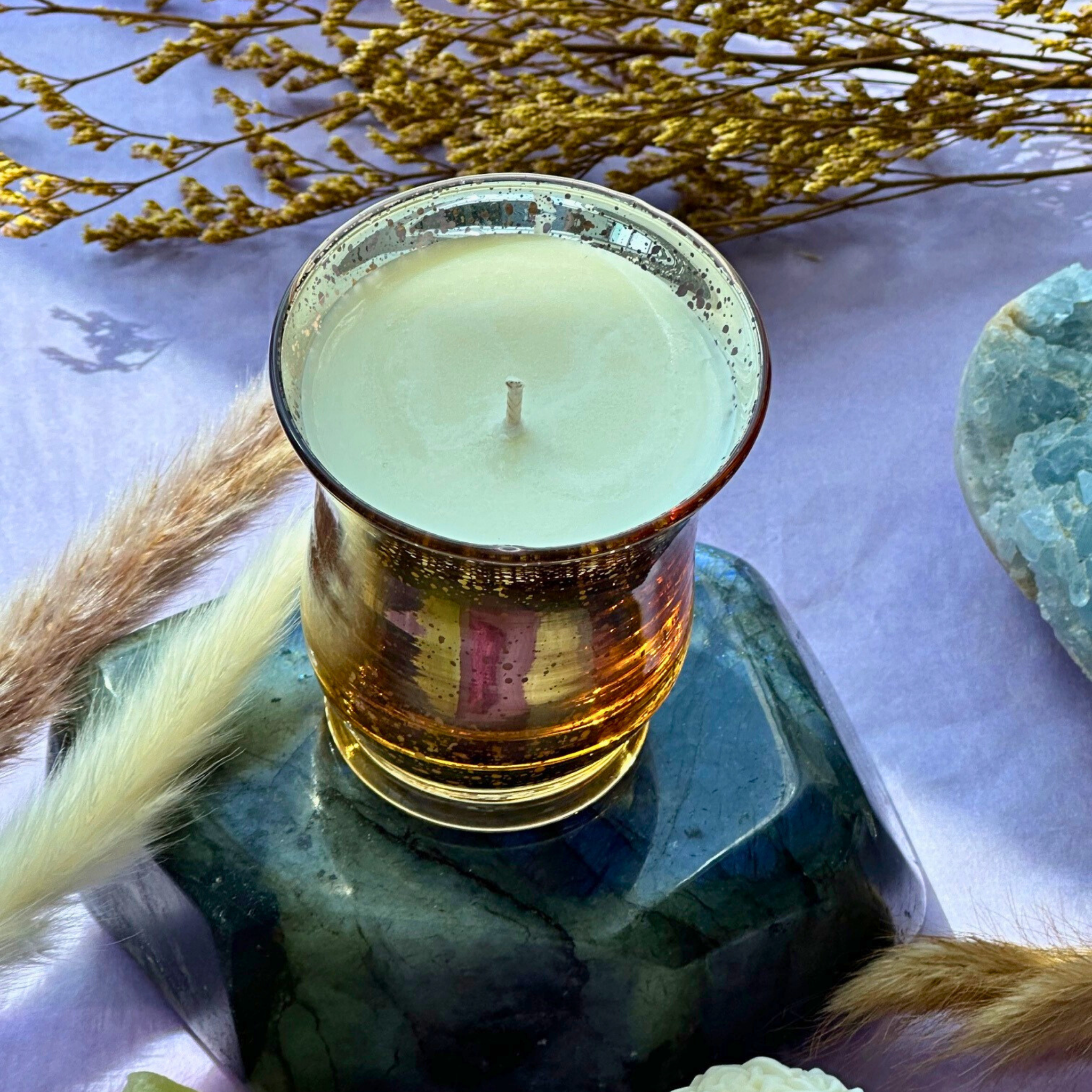 Velvet Candle 010-Jasmine Flicker-Essence Jar Collection: Jasmine and White Florals
